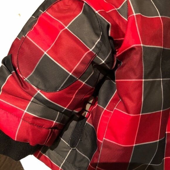 NWOT Cat & Jack Kids 12M Checkered Jacket W/Hood - Picture 6 of 9